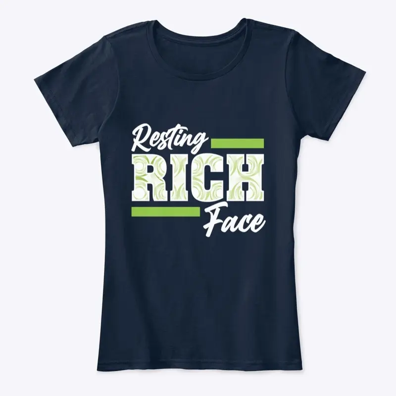 Resting Rich Face Swirls