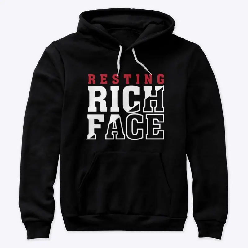 Resting Rich Face Split Shirt