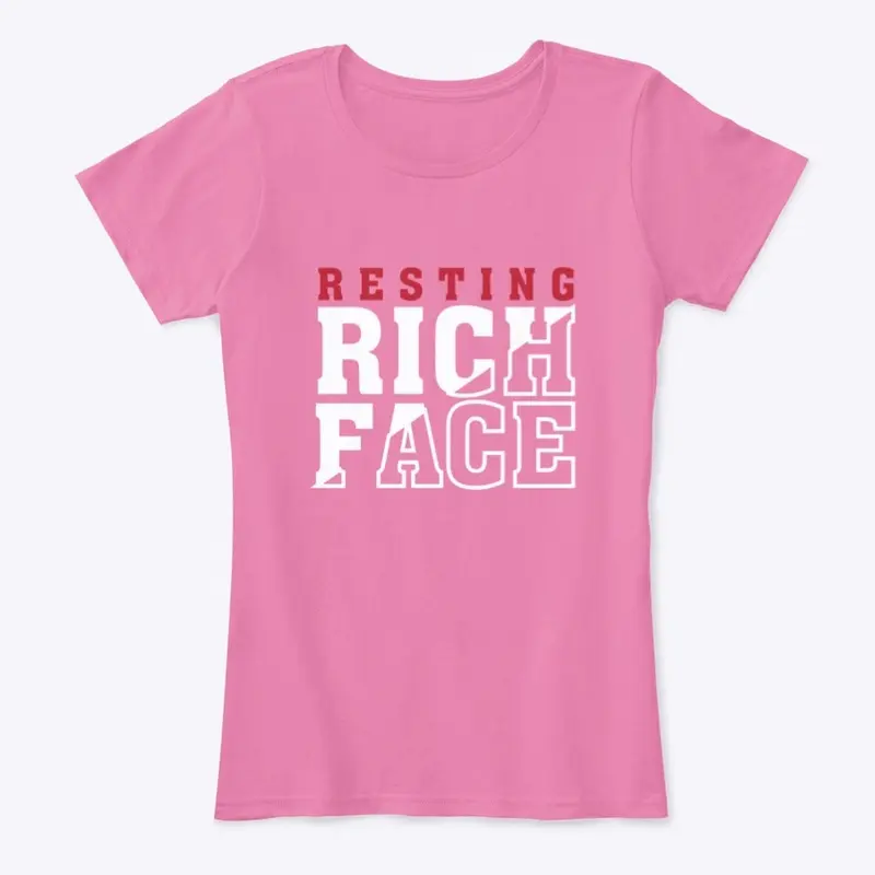 Resting Rich Face Split Shirt